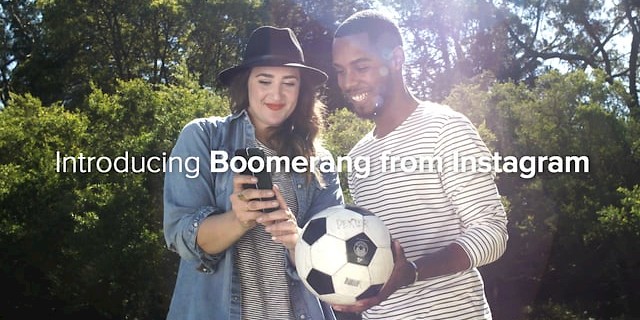 Instagram introduceert Boomerang Het is geen foto, het is geen gif, het is een Boomerang!